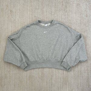 Nike Sportswear Phoenix Fleece Oversized Grey Sweatshirt XS